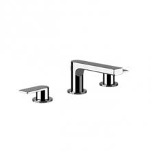 Gessi 39213-031 - Widespread washbasin mixer with pop-up assembly