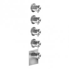 Gessi 54508-239 - TRIM PARTS ONLY External parts for thermostatic with 4volume controls