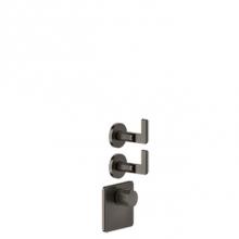 Gessi 58214-031 - TRIM PARTS ONLY External parts for thermostatic with 2 volume controls