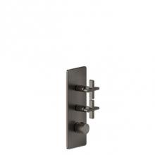 Gessi 58224-031 - TRIM PARTS ONLY External parts for thermostatic with 2 volume controls