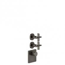 Gessi 58344-031 - TRIM PARTS ONLY External parts for thermostatic with 2 volume controls