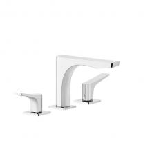 Gessi 59012-031 - Widespread washbasin mixer without pop-up assembly