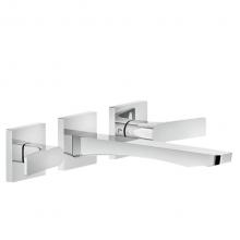 Gessi 59090-031 - TRIM PARTS ONLY Wall mounted washbasin mixer trim, without waste.