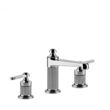 Gessi 65012-031 - Widespread washbasin mixer with pop-up assembly