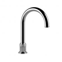 Gessi 65025-031 - Deck-mounted washbasin spout only without pop-up assembly