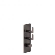 Gessi 58212-031 - TRIM PARTS ONLY External parts for 5-way thermostatic diverter with volume control - L Handles