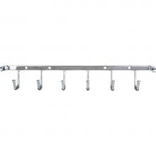 Hardware Resources 296B-PC - Polished Chrome Screw-Mount Belt Rack