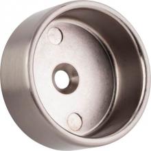 Hardware Resources M7345-SN - Satin Nickel Closed Knock-In Mounting Bracket for 1-5/16'' Round Closet Rods