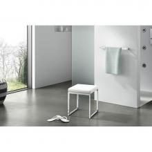 ICO Bath Z40334 - WHILE STOCKS LAST - 18'' x 15.75'' x 15.75'' Cenius Stool - Chrome