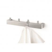 ICO Bath Z40389 - 10.5'' x 2'' Linea Towel Hook Rail Wall Mounted - Stainless Steel