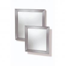 ICO Bath Z50675 - WHILE STOCKS LAST - 15.75'' x 15.75'' Zenta Mirror - Stainless Steel