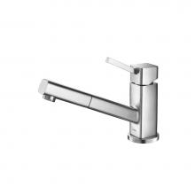 Isenberg K.1000GMG - Smallie - Stainless Steel Kitchen Faucet With Pull Out