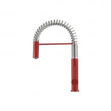 Isenberg K.1230CR - Dixie - Semi-Professional Dual Spray Stainless Steel Kitchen Faucet With Pull Out