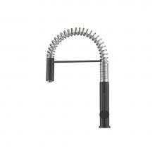Isenberg K.1230DG - Dixie - Semi-Professional Dual Spray Stainless Steel Kitchen Faucet With Pull Out