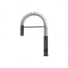 Isenberg K.1230DGR - Dixie - Semi-Professional Dual Spray Stainless Steel Kitchen Faucet With Pull Out