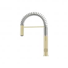 Isenberg K.1230LT - Dixie - Semi-Professional Dual Spray Stainless Steel Kitchen Faucet With Pull Out