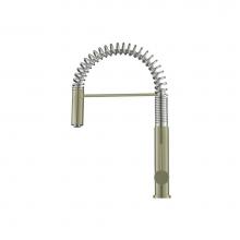 Isenberg K.1230LV - Dixie - Semi-Professional Dual Spray Stainless Steel Kitchen Faucet With Pull Out