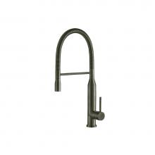 Isenberg K.1260DGR - Glatt - Semi-Professional Dual Spray Stainless Steel Kitchen Faucet With Pull Out