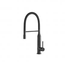 Isenberg K.1260GB - Glatt - Semi-Professional Dual Spray Stainless Steel Kitchen Faucet With Pull Out