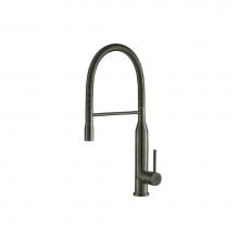 Isenberg K.1260GMG - Glatt - Semi-Professional Dual Spray Stainless Steel Kitchen Faucet With Pull Out