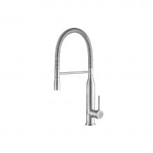 Isenberg K.1260GW - Glatt - Semi-Professional Dual Spray Stainless Steel Kitchen Faucet With Pull Out