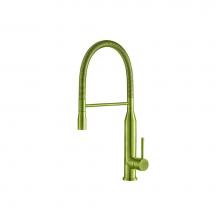 Isenberg K.1260IG - Glatt - Semi-Professional Dual Spray Stainless Steel Kitchen Faucet With Pull Out