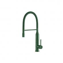 Isenberg K.1260LG - Glatt - Semi-Professional Dual Spray Stainless Steel Kitchen Faucet With Pull Out