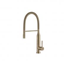 Isenberg K.1260LT - Glatt - Semi-Professional Dual Spray Stainless Steel Kitchen Faucet With Pull Out