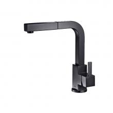 Isenberg K.1330DG - Deus - Dual Spray Stainless Steel Kitchen Faucet With Pull Out