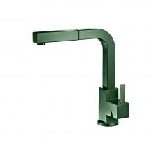 Isenberg K.1330LG - Deus - Dual Spray Stainless Steel Kitchen Faucet With Pull Out