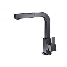 Isenberg K.1330RG - Deus - Dual Spray Stainless Steel Kitchen Faucet With Pull Out