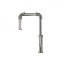 Isenberg K.1500SG - Tanz - Stainless Steel Kitchen Faucet With Side Sprayer