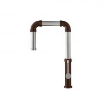 Isenberg K.1500VB - Tanz - Stainless Steel Kitchen Faucet With Side Sprayer