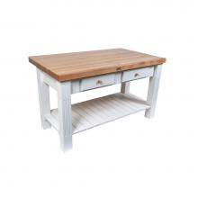 John Boos GRZ6036-UG - GRAZZI KITCHEN ISLAND 60X28X2-1/4