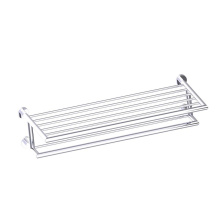 Kartners 144444-37 - OSLO -  24-inch Towel Shelf  with Double Bathroom Towel Bar-Cava