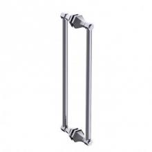 Kartners 3427818-99 - PISA - 18-inch Double Shower Door Handle-Polished Chrome