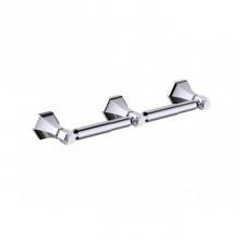 Kartners 342155-99 - PISA - Double Toilet Paper Holder-Polished Chrome