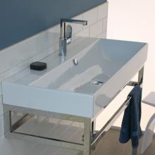 Lacava 5235-02-001 - Wall-mount, vanity top or self-rimming porcelain wide-bowl Bathroom Sink with an overflow.