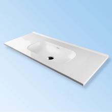 Lacava 8078S-03-M - Vanity top solid surface sink with overflow W: 48'' D: 18'' H: 5 1/2'&apo