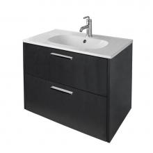 Lacava AQT-WB-48-06 - Wall-mount under-counter vanity with four drawers with notch in back for plumbing, sink 8078S sold