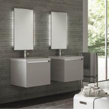 Lacava KUB-W-24-33 - Wall-mount under counter vanity with a drawer and notch in back. H261T sold separately.W:23 3/4&ap