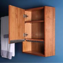 Lacava KUB-ST-18L-06 - Wall-mounted storage cabinet with one door and one adjustable wood shelf, hinged left,   W: 18&apo