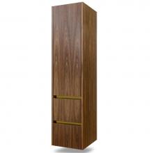 Lacava KUB-ST-16-02 - Wall-mounted storage cabinet with three adjustable woods shelves, two drawers, one right-hinged do