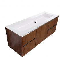 Lacava K60BS-00-M - Vanity top solid surface Bathroom Sink with overflow