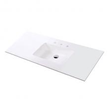 Lacava K48-03-M - Vanity top solid surface Bathroom Sink with overflow.