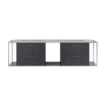 Lacava LIN-UN-72A-29 - Cabinet of wall-mount under-counter vanity LIN-UN-72A with four drawers (pulls included), metal fr