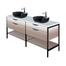 Lacava NAV-VS-60F-MW - Metal frame  for free standing  under-counter vanity NAV-VS-60. Sold together with the cabinet.  W