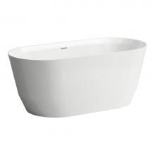 Laufen H243952068000U - Freestanding Bathtub, Marbond Material Glossy Finish