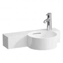 Laufen H815284758106U - Small Washbasin, wall mounted