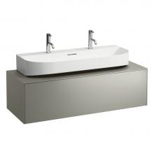 Laufen H4054610341421 - Drawer element Only, 1 drawer, matching washbasin undersurface ground 816347, centre cut-out Nero